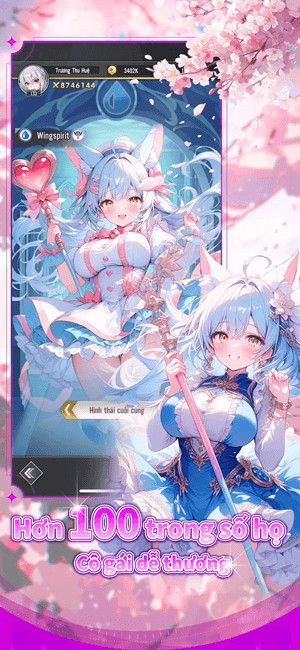 Hơn 100 thiếu nữ đáng yêu