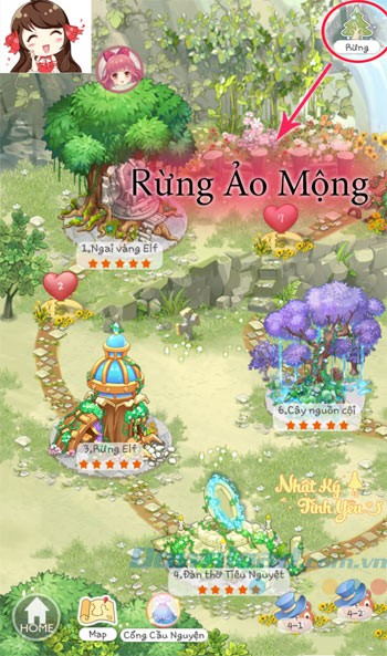 Game Nhật ký tình yêu