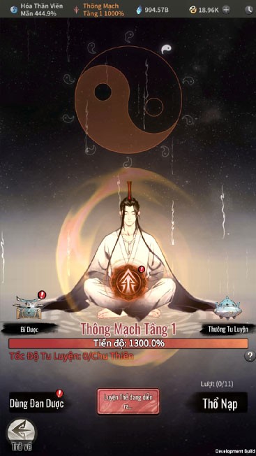 Giao diện tu tiên