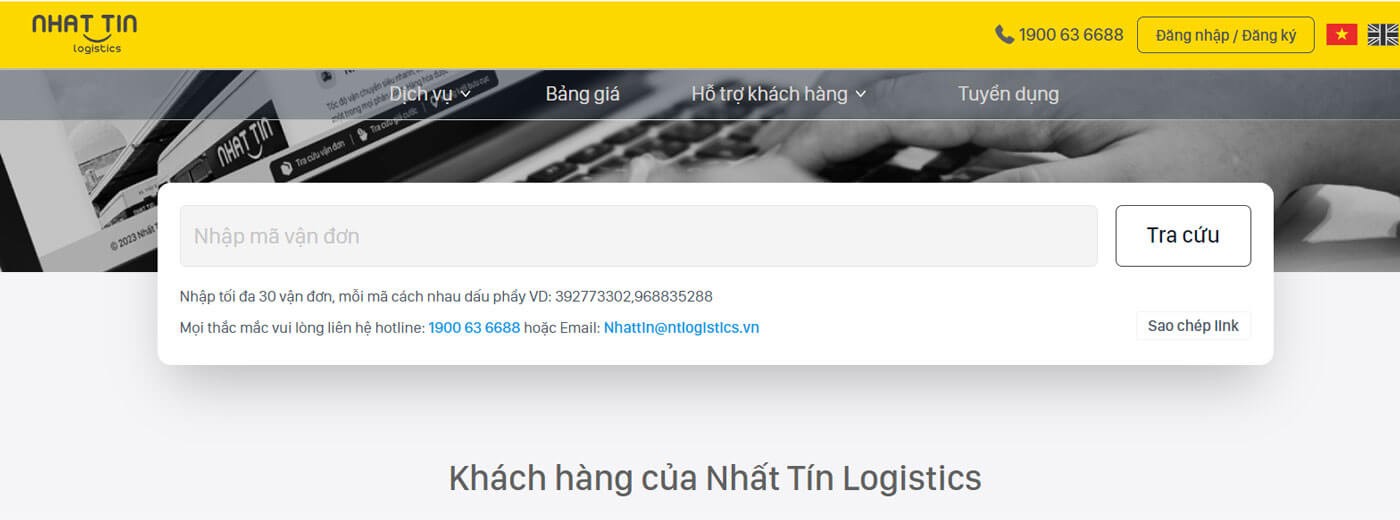 Hỗ trợ tra cứu trạng thái vận đơn