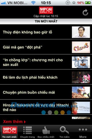 Nhịp cầu đầu tư Mobile for iOS