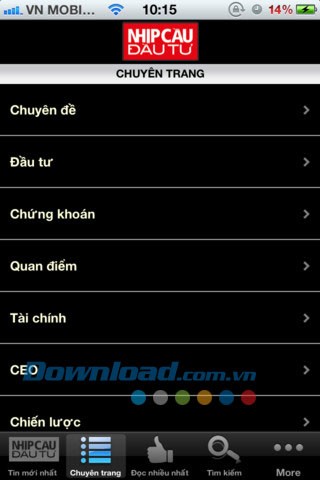 Nhịp cầu đầu tư Mobile for iOS