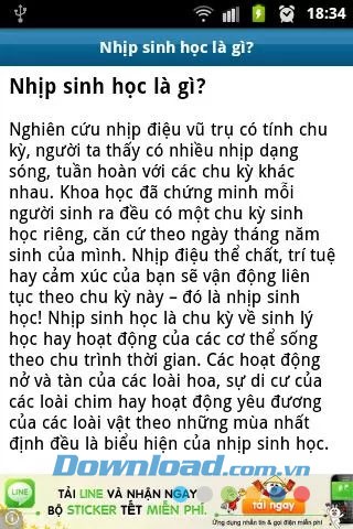 Nhịp sinh học for Android