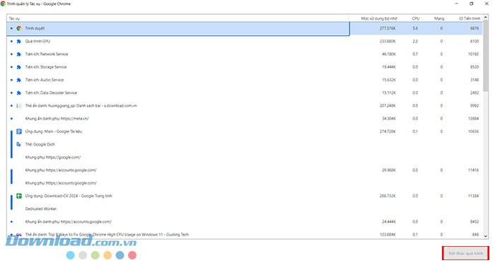 Khắc phục Google Chrome ngốn CPU: Giải pháp hiệu quả