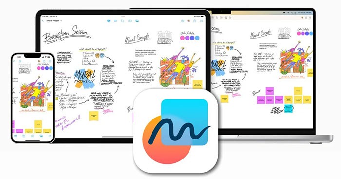 Freeform là ứng dụng bảng trắng có sẵn trên các thiết bị của Apple