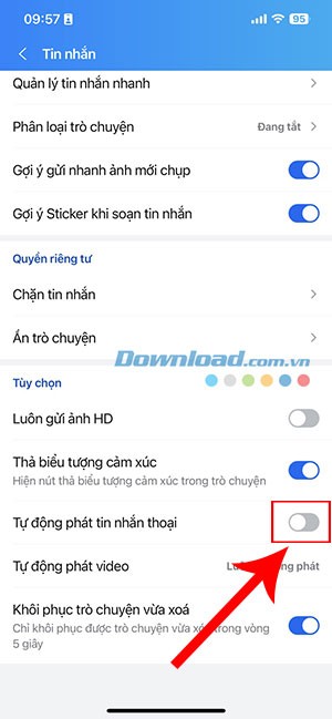 Zalo tiet kiem du lieu di dong 3 1*410077