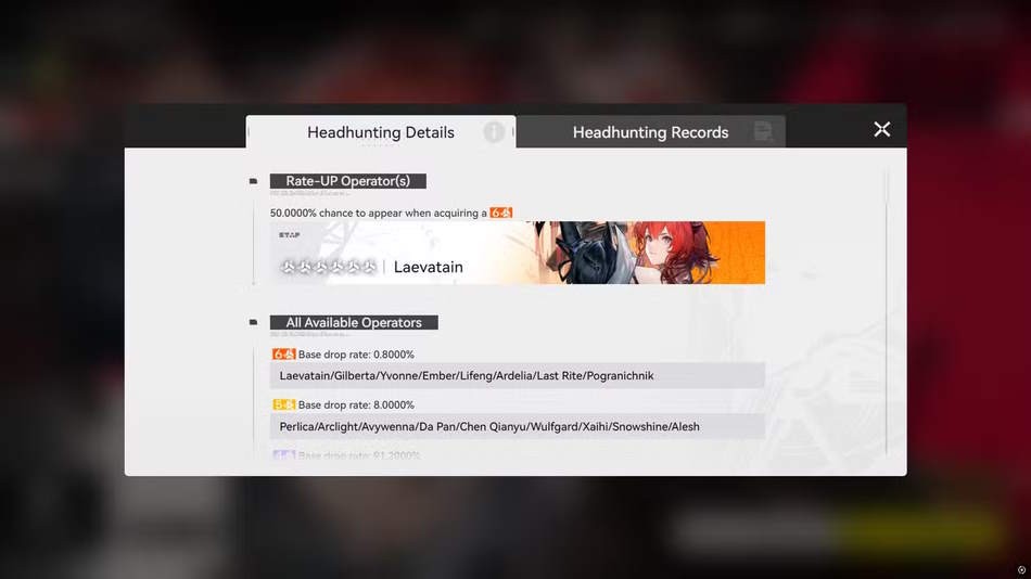 Banner Headhunting của Arknights Endfield