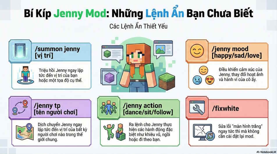 Tổng hợp lệnh ẩn trong Jenny Mod