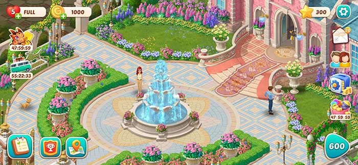Game giải đố ghép ba kết hợp với yếu tố trang trí khu vườn - Garden Affairs