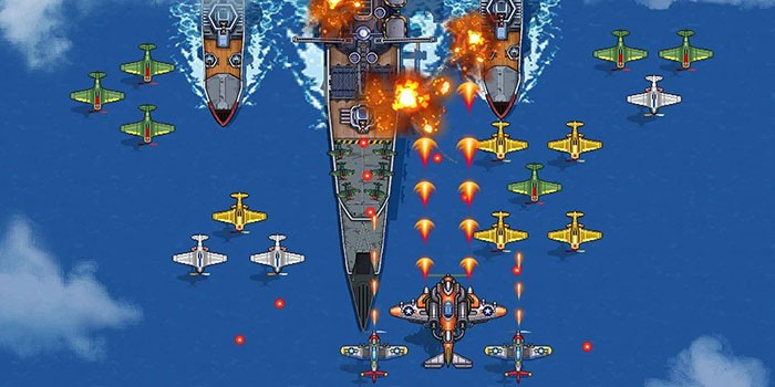 1945 Air Force là game bắn súng không gian sở hữu kho máy bay đa dạng và độc đáo