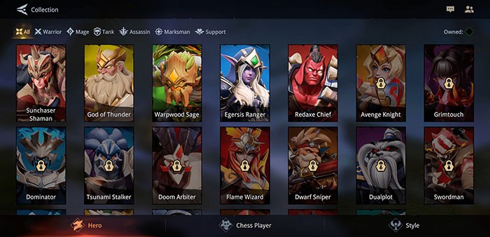 AutoChess MOBA có một bộ sưu tập tướng vô cùng đa dạng