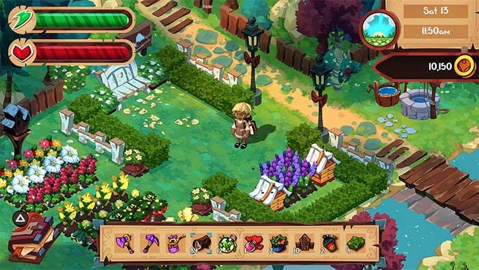 Game mô phỏng quản lý nông trại với yếu tố phép thuật, trên nền đồ họa vẽ tay đẹp mắt - Blue Oak Bridge