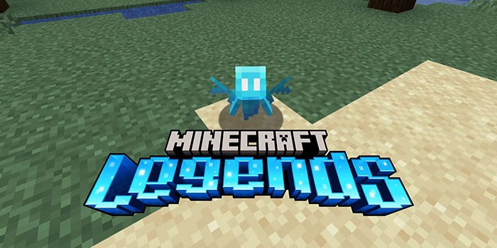 Allay xanh lam trong Minecraft Legends