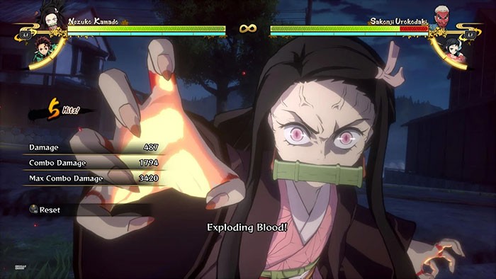 Móng vuốt sắc nhọn như dao là công cụ tấn công của Nezuko