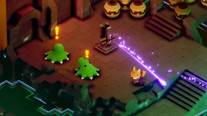 Dù có đồ họa dễ thương nhưng TUNIC thực sự là một game hành động đầy thử thách