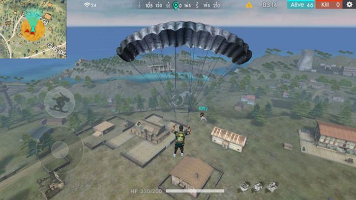 Các tòa nhà là nơi tuyệt vời nhất để loot vật phẩm trong Free Fire