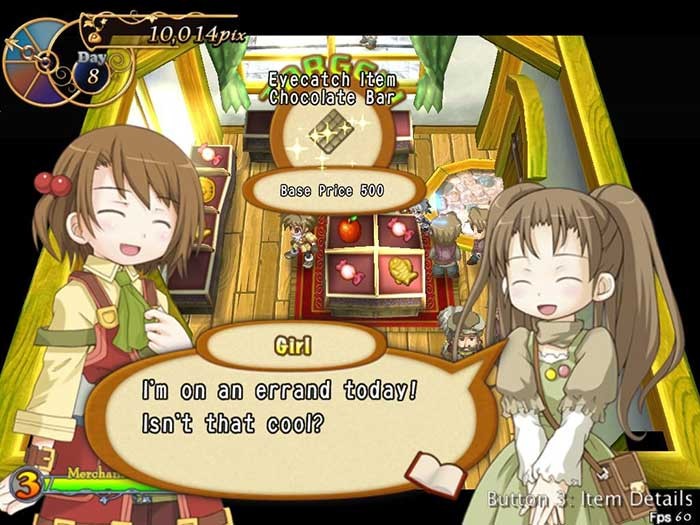 Game mô phỏng quản lý nhà hàng và khám phá hầm ngục Recettear: An Item’s Shop Tale