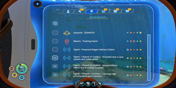 Màu sắc của đèn hiệu giúp người chơi tìm đường quay lại nhanh hơn