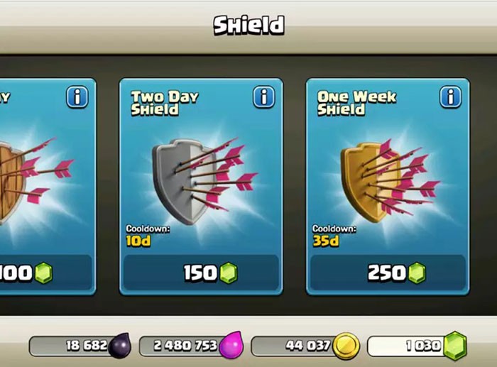 Lá chắn giúp bảo vệ ngôi làng khỏi sự tấn công của người khác