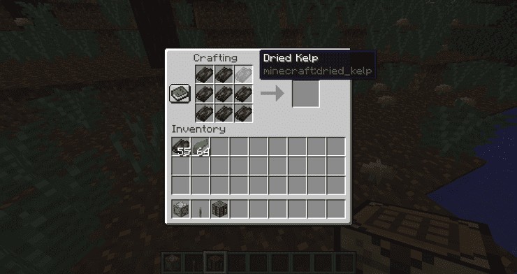 Khối tảo bẹ khô trong Minecraft