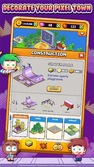 Trang trí thị trấn Pixel của bạn