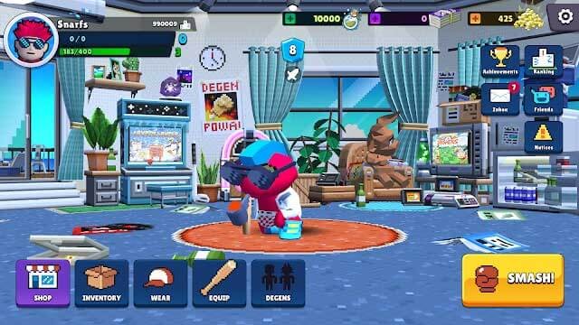 Tăng cấp cho nhân vật của bạn và mở khóa các chỉ số mới