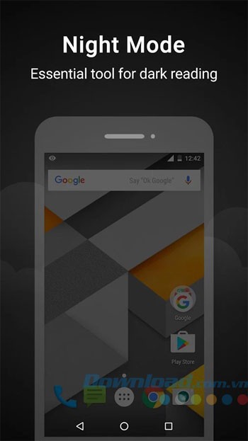 Giao diện chính Night Mode
