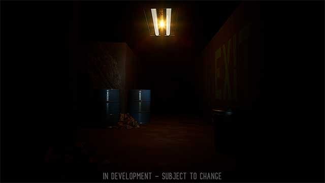 Di chuyển qua các hành lang trong bóng tối và thu thập vật phẩm hữu ích