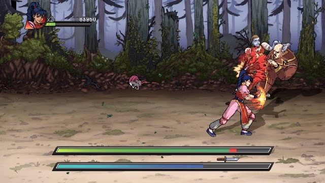 Chiến đấu với các sinh vật và kẻ ác trong game hành động beat 'em up Night Slashers: Remake