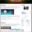 Night Spectrum - Free Blog Template for Bloggers