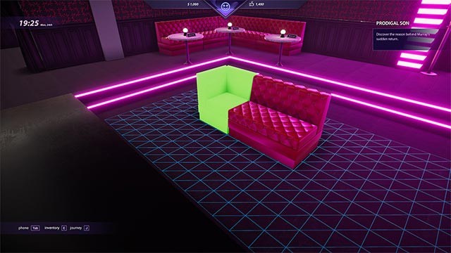 Trang trí quán bar, thuê nhân viên pha chế, vũ công... và sẵn sàng đón những vị khách đầu tiên của Night Club Manager