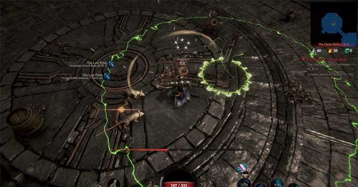 Một cảnh chiến đấu trong game Nightfall Comes