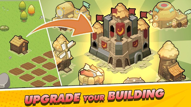 Nâng cấp các công trình để tăng cường khả năng phòng thù, chiến đấu trong game Nightfall: Kingdom Frontier TD