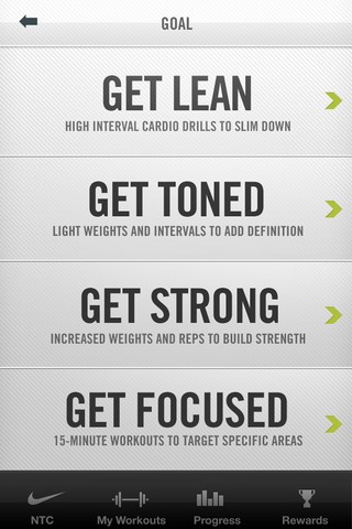 Nike Training Club for iPhone