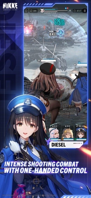 Chiến đấu bắn súng căng thẳng với điều khiển bằng một tay