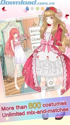 Hơn 800 trang phục, kết hợp không giới hạn