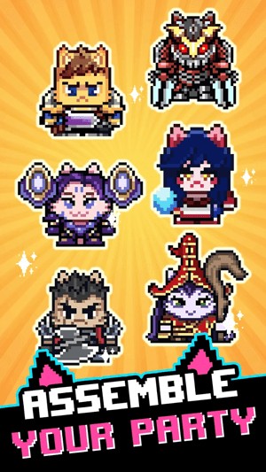 Tạo hình các anh hùng mèo chibi ngộ nghĩnh