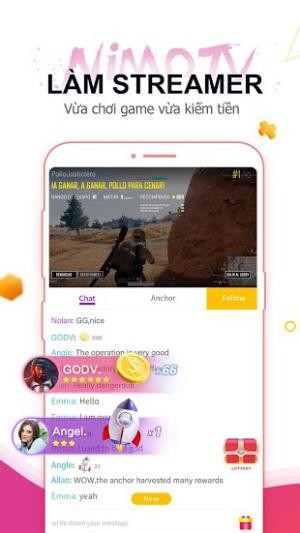 Nimo TV for Streamer cho bất cứ ai cũng có thể thành streamer