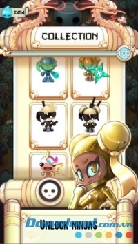 Bộ sưu tập ninja phong phú