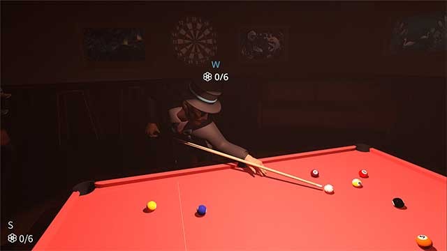 Lần lượt loại nhau bằng bi-a cho đến khi chỉ còn lại một người duy nhất