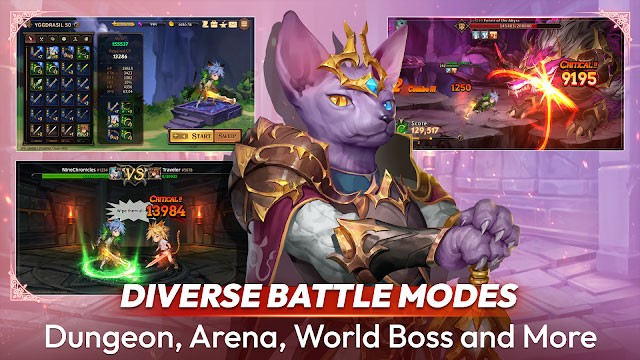 Nhiều chế độ chiến đấu hấp dẫn