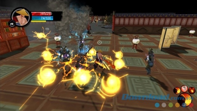 Sử dụng tuyệt chiêu mạnh mẽ trong quá trình chơi game hành động phiêu lưu nhập vai mới Ninja Avenger Dragon Blade cho máy tính