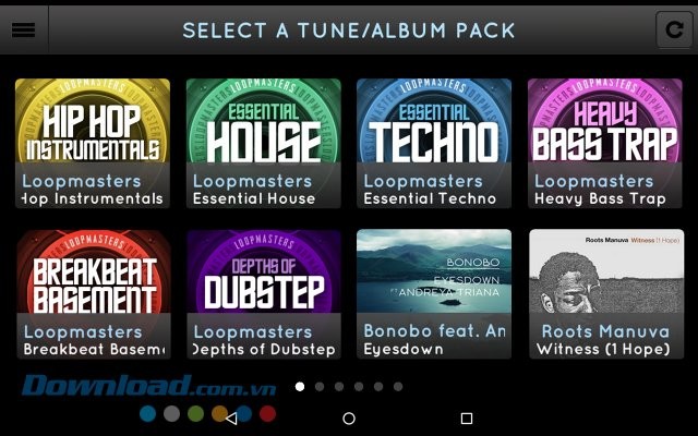 Ninja Jamm gồm nhiều bản phối mẫu khác nhau