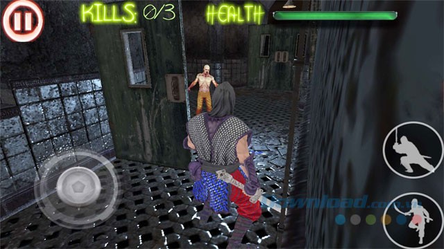 Game kinh dị Ninja Killer: Zombie Hospital