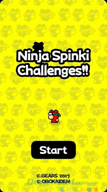 Bắt đầu chơi game Ninja Spinki Challenges