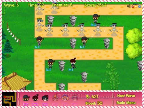 Ninjas VS Pirates TD