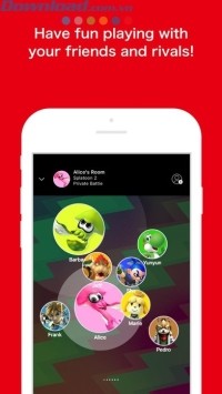 chơi game vui vẻ cùng với bạn bè