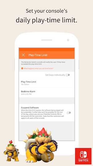 Cài đặt giới hạn thời gian chơi