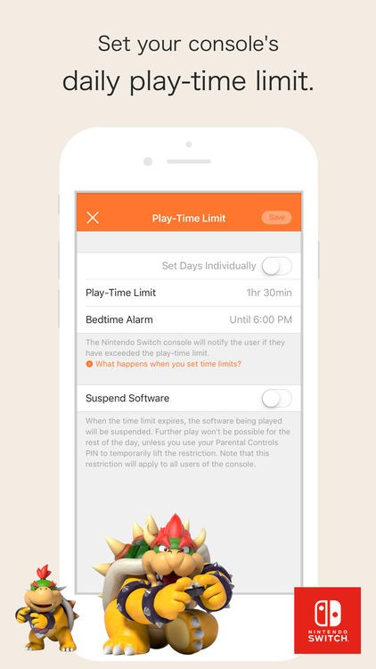 Thiết lập giới hạn thời gian chơi hàng ngày trên máy chơi game