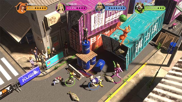 Cuộc đua trong Nippon Marathon 2: Daijoubu giống như một game show hỗn loạn trên đường phố